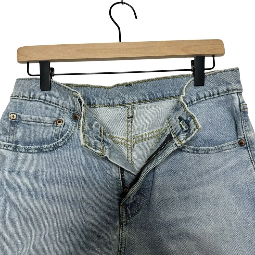 Levi's 412 Men’s Denim Shorts 31x9 Blue Thigh Length Shorts - Picture 4 of 5
